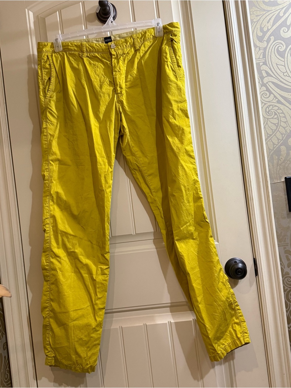 Hugo Boss Bright Yellow Chinos